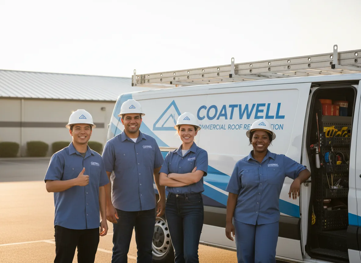 Commercial roof coating company in Denmark, WI